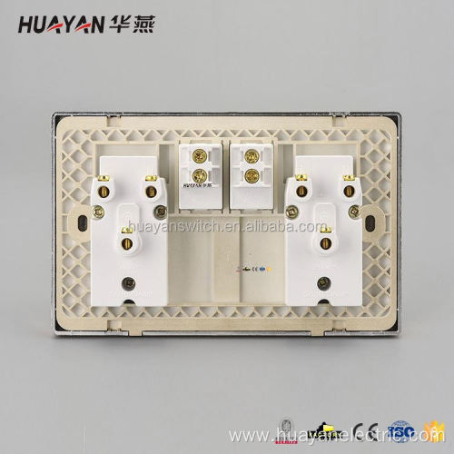 Latest superior quality 6 gang switch 2 socket